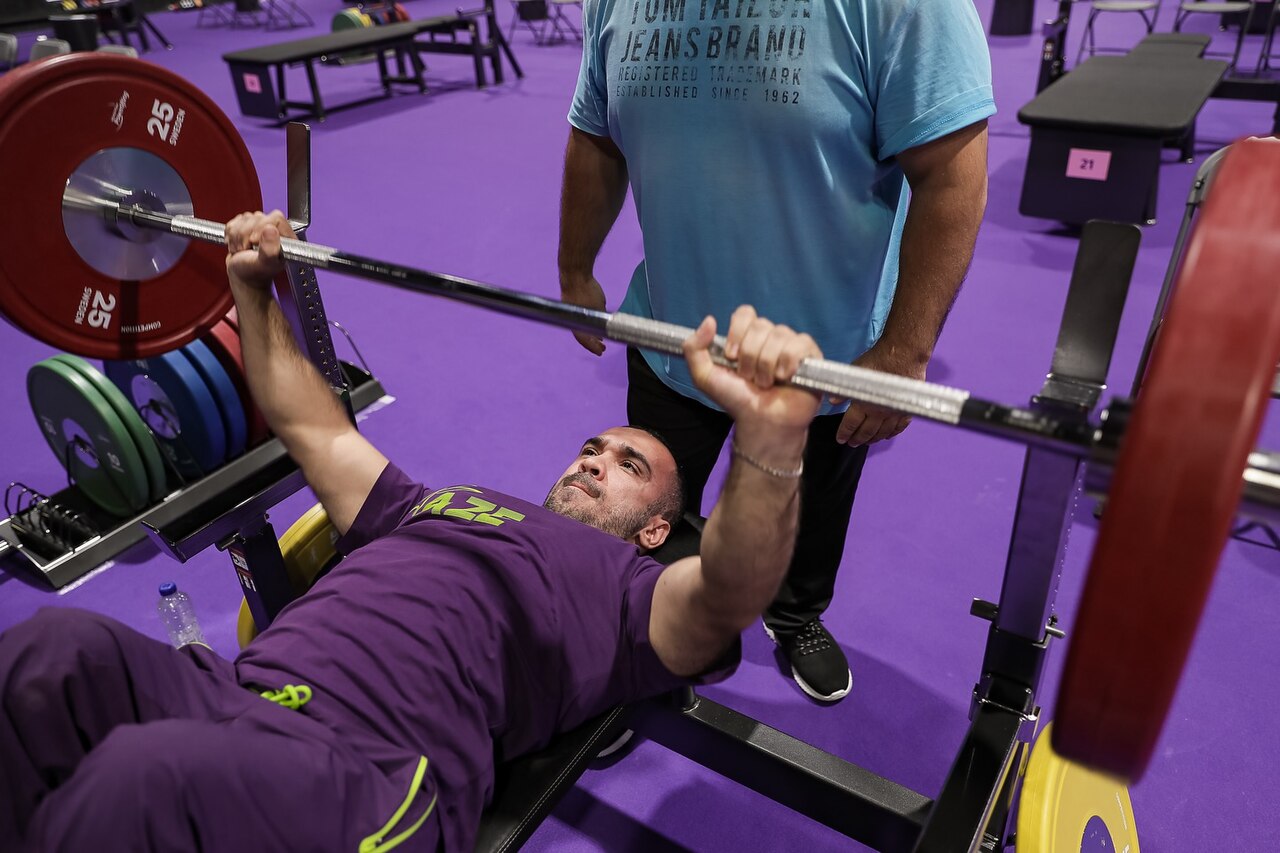 athlete training (foto: The National Paralympic Committee of Azerbaijan / CC BY-SA 4.0, Wikimedia Commons)