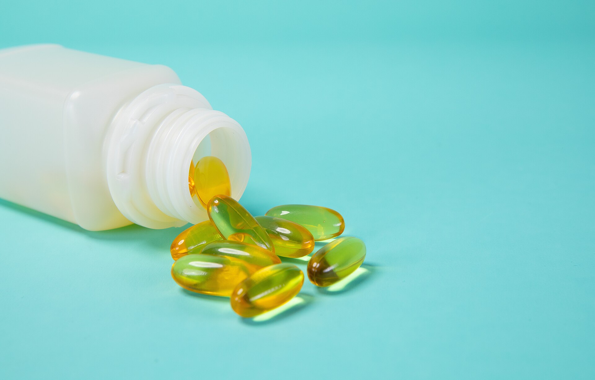 dietary supplement capsules bottle